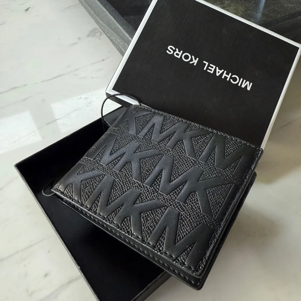 New Michael Kors Andy Slim Billfold Wallet